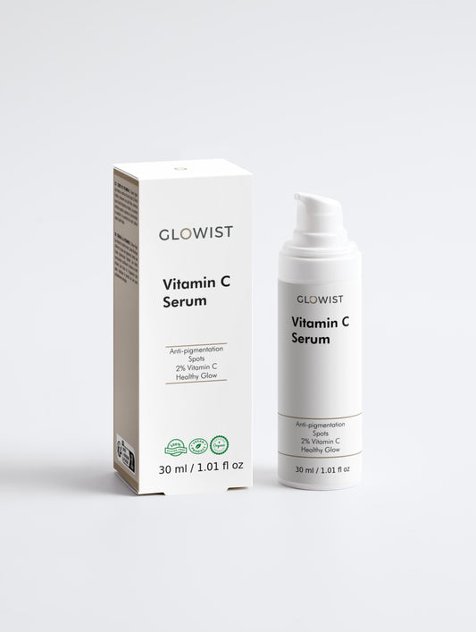 Glowist Vitamin C Serum packaging on a white background